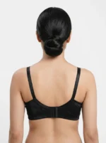 Women's Classic Eyelet Embroidered Seamed Wire-Free Support Bra - Image 2