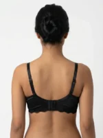 Women's Comfort T-Shirt Bra with Lace Band and Rhinestone Accent - Image 2