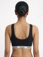 Premium Seamless Ribbed Sports Bralette - Image 2