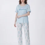 Aquamarine Wishes Medallion Loungewear Set