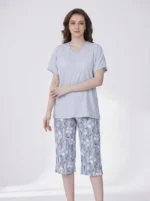 Serene Sky Meadow Loungewear Set