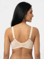 Women’s High-Support Underwired Comfort Bra with Semi-Sheer Lace Upper Panels - Image 2