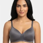 Women's Wire-Free Plus-Size Full-Coverage Comfort Bra with Floral