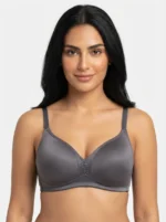 Women's Wire-Free Plus-Size Full-Coverage Comfort Bra with Floral