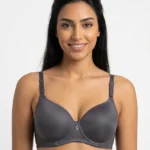 Women's Comfort Bra with Micro-Mesh Overlay and Tassel Trim