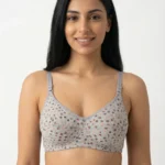 Women's Underwired Soft Sponge Seamed Bra with Ditsy Spring Floral Print