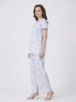 Cerulean Willow Botanical Loungewear Set - Image 3