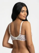 Women's Underwired Soft Sponge Seamed Bra with Ditsy Meadow Floral Print - Image 2
