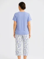 Peri Blue Dream Botanical Loungewear Set - Image 2