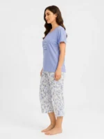 Peri Blue Dream Botanical Loungewear Set - Image 3