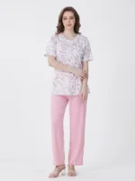Blush Meadow Botanical Loungewear Set