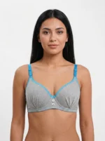 Sporty Comfort Heather Grey Bra