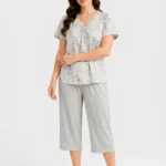 Silver Willow Botanical Loungewear Set