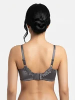Women's Wire-Free Plus-Size Full-Coverage Comfort Bra with Floral - Image 2