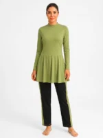 Women's Modest Skirted Swimsuit Set