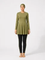 Women's Modest Skirted Swimsuit Set