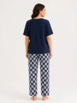 Midnight Navy Floral Loungewear Set - Image 2