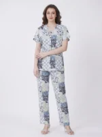 Sage & Slate Patchwork Botanical Loungewear Set