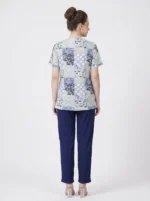 Sage & Slate Patchwork Botanical Loungewear Set - Image 2
