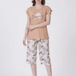Apricot Dream Botanical Loungewear Set