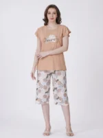 Apricot Dream Botanical Loungewear Set