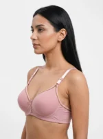 Women's Wire-Free Delicate Lace-Accent Comfort Bra - Image 3