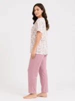 Mauve Willow Botanical Loungewear Set - Image 3