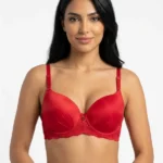 Women's Wire-Free Plus-Size Comfort Bra with Full Lace Band
