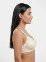 Women's Comfort Bra with Lace Trim and Fanned Base - Image 3