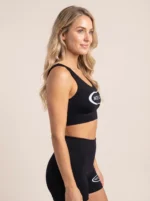 Women's Seamless "NICE LOOK" Graphic Crop Top & Biker Shorts Set - Image 3