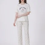 Ivory Sunny Days Floral Loungewear Set