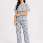 Serene Sky Meadow Graphic Loungewear Set