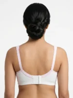 Women's Pure Cotton Everyday Wireless Crop Bra with Gathered Support Panels - Image 2