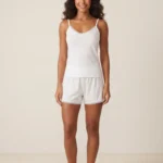Women's Seamless Textured Activewear Crop Top & Shorts Set