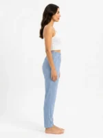 Women's Ribbed Elastic-Waist Casual Lounge Pants - Image 3