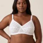 Perfect Shape Cotton Lace-Trim Push-Up Bra