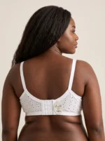 Perfect Shape Cotton Lace-Trim Push-Up Bra - Image 2