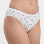 Micro-Heart Cotton High-Leg Brief