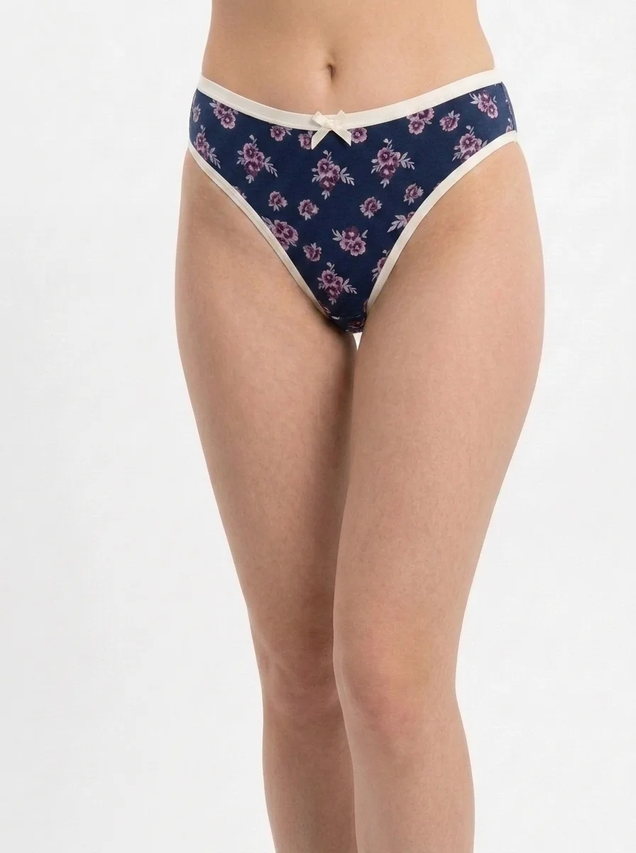 image.png_202607300200 Vintage Ditsy Rosebud Cotton Bikini - Image 1