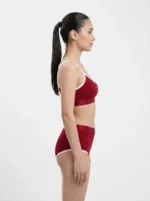 Seamless Contrast Panel Active Lingerie Set - Image 3