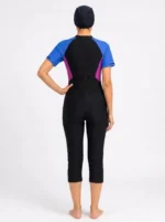 Azure Crest Summer Modest Swimwear Set - Image 2