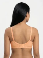 Women's Wire-Free Plus-Size Micro-Dot Comfort Bra with Fanned Trim - Image 3