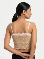Top Rated Floral Lace Longline Bralette - Image 2