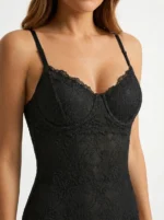 Women's Full Floral Lace Camisole Bodice - Image 2