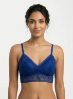 Premium Floral Lace Longline Bralette