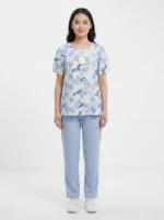 Women's Botanical Print Loungewear Set