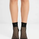 Women's Wide Honeycomb Mesh Fishnet Ankle Socks
