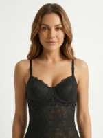 Women's Full Floral Lace Camisole Bodice