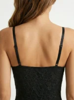 Women's Full Floral Lace Camisole Bodice - Image 3