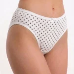 Women’s Cotton-Stretch High-Cut Brief Panty